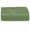 Front Standard Door Panel Set for 1969 Chevrolet Chevelle & El Camino, 2-Door Coupe (HT) and Convertible [Light Green] - image 2