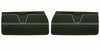 Front Standard Door Panel Set for 1969 Chevrolet Chevelle & El Camino, 2-Door Coupe (HT) and Convertible [Dark Green] - image 1