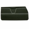 Front Standard Door Panel Set for 1969 Chevrolet Chevelle & El Camino, 2-Door Coupe (HT) and Convertible [Dark Green] - image 2