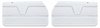 Front Deluxe Door Panel Set for 1969 Chevrolet Chevelle, All 2-Door Models [White] - image 1