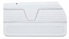 Front Deluxe Door Panel Set for 1969 Chevrolet Chevelle, All 2-Door Models [White] - image 2