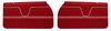 Front Deluxe Door Panel Set for 1969 Chevrolet Chevelle, All 2-Door Models [Red] - image 1