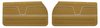 Front Deluxe Door Panel Set for 1969 Chevrolet Chevelle, All 2-Door Models [Saddle] - image 1