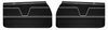 Front Deluxe Door Panel Set for 1969 Chevrolet El Camino [Black] - image 1