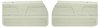 Front Deluxe Door Panel Set for 1969 Chevrolet El Camino [Parchment] - image 1