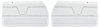 Front Deluxe Door Panel Set for 1969 Chevrolet El Camino [White] - image 1