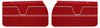 Front Deluxe Door Panel Set for 1969 Chevrolet El Camino [Red] - image 1