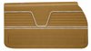 Front Deluxe Door Panel Set for 1969 Chevrolet El Camino [Saddle] - image 2