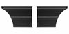 Rear Standard Side Panel Set for 1969 Chevrolet Chevelle, Coupe/Hardtop [Black] - image 1