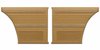 Rear Standard Side Panel Set for 1969 Chevrolet Chevelle, Coupe/Hardtop [Saddle] - image 1