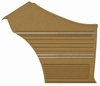 Rear Deluxe Side Panel Set for 1969 Chevrolet Chevelle, Coupe/Hardtop [Saddle] - image 2