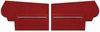 Rear Standard Side Panel Set for 1969 Chevrolet Chevelle, Convertible [Red] - image 1