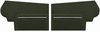 Rear Standard Side Panel Set for 1969 Chevrolet Chevelle, Convertible [Dark Green] - image 1