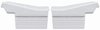 Rear Deluxe Side Panel Set for 1969 Chevrolet Chevelle, Convertible [White] - image 1