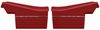 Rear Deluxe Side Panel Set for 1969 Chevrolet Chevelle, Convertible [Red] - image 1