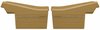 Rear Deluxe Side Panel Set for 1969 Chevrolet Chevelle, Convertible [Saddle] - image 1