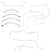 Complete Brake Line & Hose Kit 1996-1998 Mustang GT [Stainless] - image 1