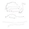 Complete Brake Line Kit 2002-2004 Ford F-350/F-350 Superduty, 4WD, AWABS, Crew Cab/Long Bed [Steel] - image 1