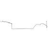 2-Piece 3/8 in. Tank to Pump Fuel Line 1970-1971 Ford Fairlane, Torino Hardtop w/Std Suspension (Non Staggered Shocks) [Steel] - image 1