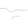 2-Piece Rear Axle Brake Line Set 1963-1965 Ford Fairlane w/ 8 in. Axle [Stainless] - image 1