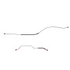 2-Piece Rear Axle Brake Line Set 1971 Ford Torino w/ 9 in. Rear Axle [Stainless] - image 1