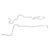 2-Piece Transmission Cooler Line Set 1966 Ford Fairlane w/ SM BLK, C4 Transmission [Steel] - image 1