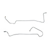 2-Piece Transmission Cooler Line Set 1966-1969 Ford Fairlane, Torino w/ 8cyl, C4 Transmission [Stainless] - image 1