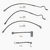 Brake Hose Kit 1999-2004 FORD F-250/F-350 SUPERDUTY 4WD, AWABS, NON-STAGGERED REAR CALIPERS [Rubber] - image 1