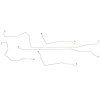 Intermediate Brake Line Kit 2000-2007 Ford Focus, AWABS, w/ Traction Control, Disc/Drum [Stainless] - image 1