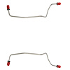 Rear Cylinder Lines 2000-2007 Ford Focus, Rear Drum No Traction Control, No ABS [Steel] - image 1