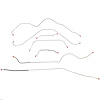 Power Brake Line Kit 1956 Ford Thunderbird, 7-Pieces [Steel] - image 1