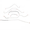 Power Brake Line Kit 1957 Ford Thunderbird, 7-Pieces [Steel] - image 1