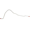 Rear Section of 2-Piece Intermediate Brake Lines 1957 Ford Thunderbird [Stainless] - image 1