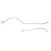 2-Piece Rear Axle Brake Line Set 1958-1960 Ford Thunderbird [Stainless] - image 1