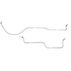 2-Piece Rear Axle Brake Line Set 1964-1966 Ford Thunderbird [Stainless] - image 1