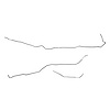 Tank to Engine Fuel Line 1977-1979 Ford F150 Regular Cab/Long Bed 4WD, Dual Tank, 3/8 [Stainless] - image 1
