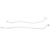2-Piece Intermediate Brake Line 1973-1974 Ford F-100 Short Bed, 2WD [Steel] - image 1