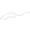 2-Piece Rear Axle Brake Lines 1973-1979 Ford F-100 [Steel] - image 1