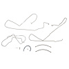 Fuel Lines 1984-1986 SVO Ford Mustang, w/o Subframe Connectors [Steel] - image 1