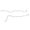 C4 Transmission Cooler Line Set 1964-1965 Ford Mustang, 6cyl, w/o Fittings at Radiator, 2-Piece Set [Stainless] - image 1