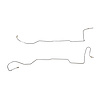 C4 2-Piece Transmission Cooler Line Set 1966 Ford Mustang, 6cyl. [Stainless] - image 1