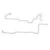 C4 Transmission Cooler Line Set 1966 Ford Mustang, 8cyl. [Steel] - image 1