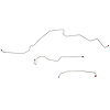 Front Brake Line Kit 1999-2001 Ford Superduty/Excursion RWABS [Steel] - image 1