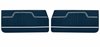 Front Standard Door Panel Set for 1971 Chevrolet Chevelle & El Camino, 2-Door Coupe (HT) and Convertible [Blue] - image 1