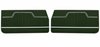 Front Standard Door Panel Set for 1970 Chevrolet Chevelle & El Camino, 2-Door Coupe (HT) and Convertible [Dark Green] - image 1