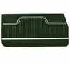 Front Standard Door Panel Set for 1972 Chevrolet Chevelle & El Camino, 2-Door Coupe (HT) and Convertible [Dark Green] - image 2