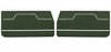 Front Standard Door Panel Set for 1971 Chevrolet Chevelle & El Camino, 2-Door Coupe (HT) and Convertible [Jade] - image 1
