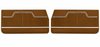 Front Standard Door Panel Set for 1972 Chevrolet Chevelle & El Camino, 2-Door Coupe (HT) and Convertible [Tan] - image 1
