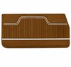 Front Standard Door Panel Set for 1972 Chevrolet Chevelle & El Camino, 2-Door Coupe (HT) and Convertible [Tan] - image 2