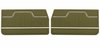 Front Standard Door Panel Set for 1970 Chevrolet Chevelle & El Camino, 2-Door Coupe (HT) and Convertible [Gold] - image 1